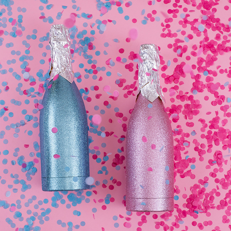 Confetti Cannon Atmosphere props Wedding Confetti Poppers champagne confetti popper for Graduation Gender Reveal