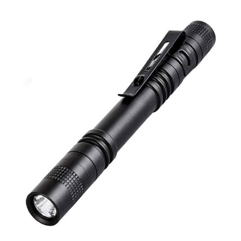 Hot Selling Mini Portable LED Light Aluminum Pen Flashlight With Clip Portable Night Flashlight Outdoor Adventure Necessity