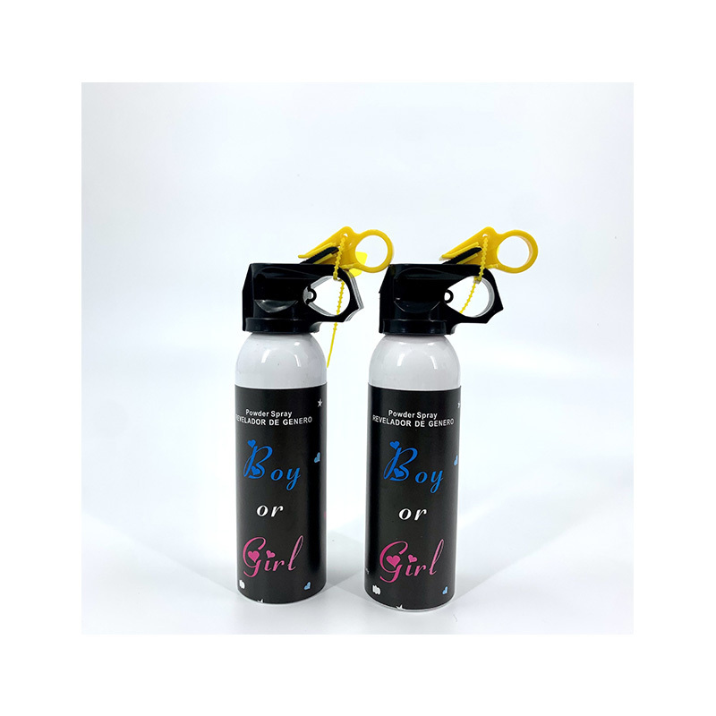 Hot Selling Custom Color Boys Girls Gender Reveal Fire Extinguisher Holiday Party Supplies Gender Reveal Powder Smoke Spray