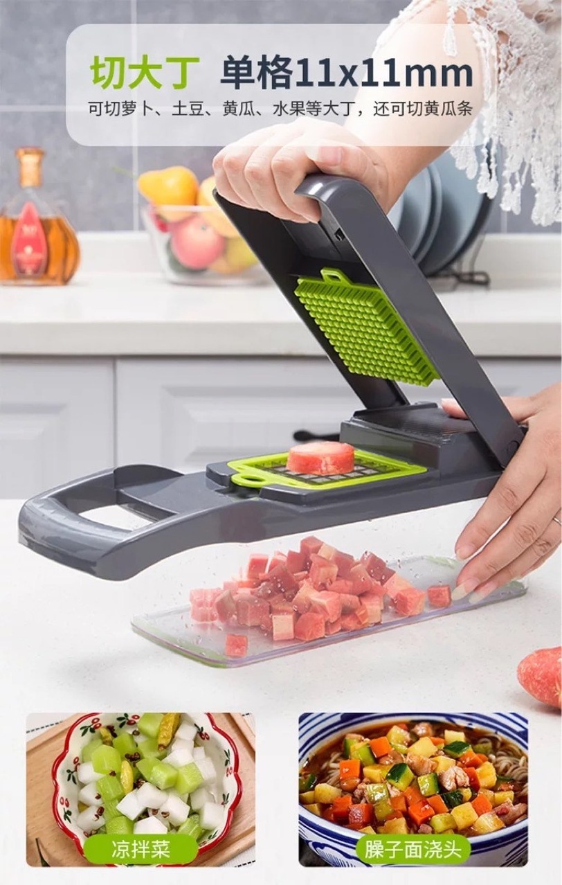 Kitchen artifact Vegetable cutter Multifunctional dicing device slicer Grater slicer Kitchen supplies