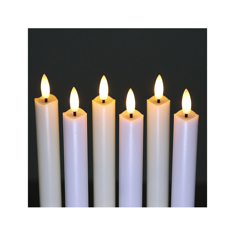 Hot Selling Flameless&LED Candles Light Remote Controlled Battery Candle 3D Wick Flameless Led Candle For Wedding Party