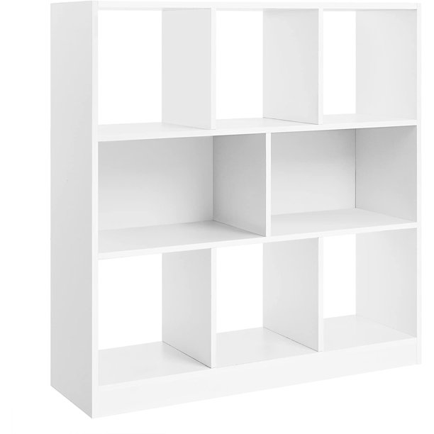 Home Living Room Modern Bookshelf 8 Cube Storage Organizer Shelf