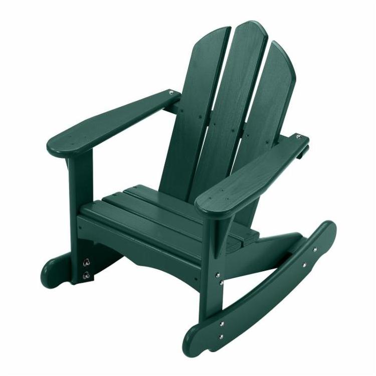 Child Mini Adirondack Chair Wood with Logo Modern Rocking Adirondack Chair for Baby