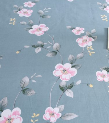 Printed quilted 100% polyester microfiber  waterproof  fabric for bed sheet