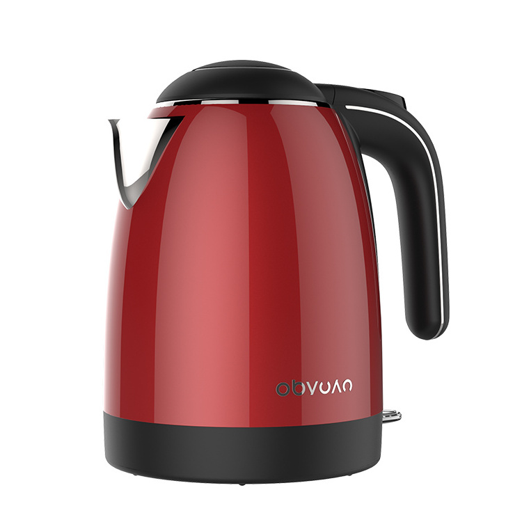 Classic Style portable Stainless steel 304 single wall high quality control water electric kettle