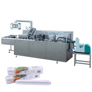 Wholesale Fully Automatic Flat Type Bottle / Cling Film Carton Box Packaging Machine