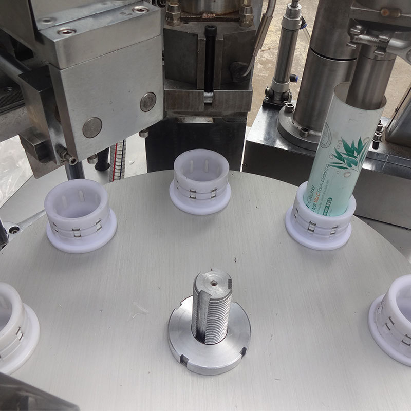 High Speed Manufacture Ultrasonic Electric System Cream Cosmetic Soft Plastic Aluminum Tube Filling Sealing Machine For Sale