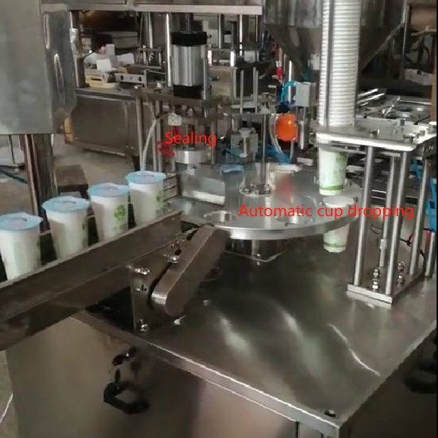 Hot Selling Automatic Liquid Water Jelly Cup Yogurt Filling And Sealing Machine