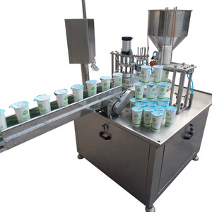 Hot Selling Automatic Liquid Water Jelly Cup Yogurt Filling And Sealing Machine