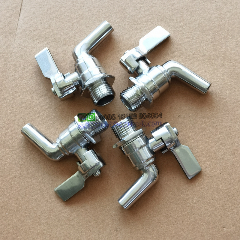 High Quality Stainless Steel Faucet Ball valve Polished Surface Bibcock Tap brew spigot wine beer tap