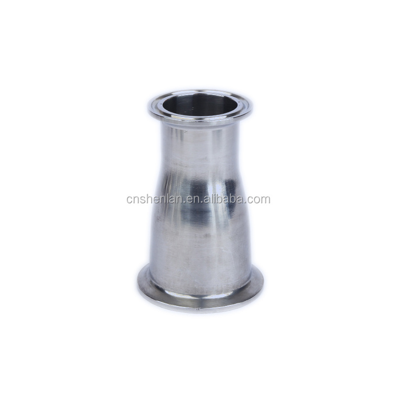 304 316L customized sanitary stainless steel Pipe Fittings mirror polished Concentric Reducer