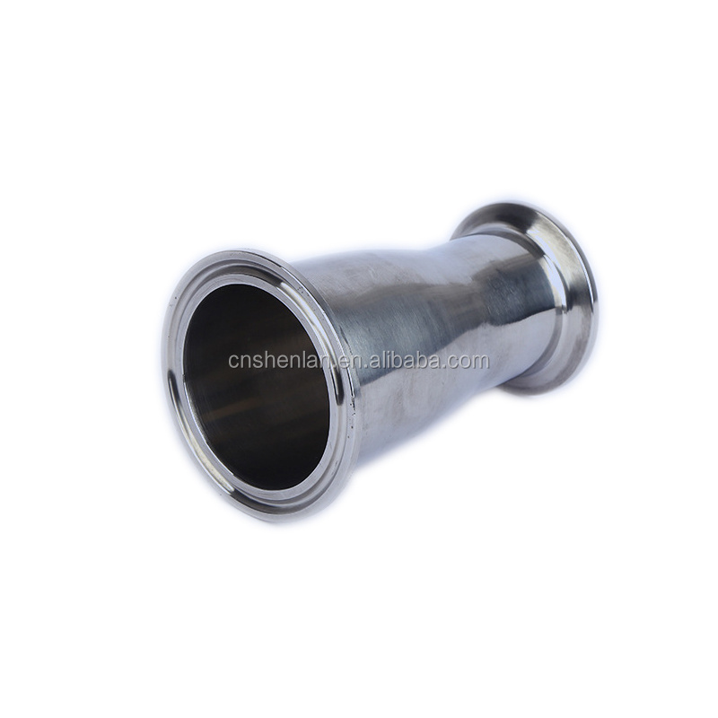 304 316L customized sanitary stainless steel Pipe Fittings mirror polished Concentric Reducer