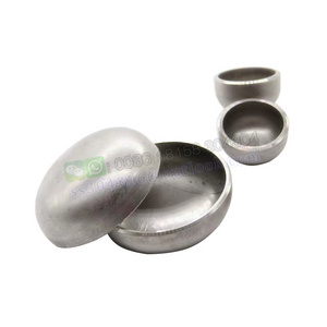 Sanitary Stainless Steel SS304 Pipe Threaded Welding End Cap Dished Tank Head Cap