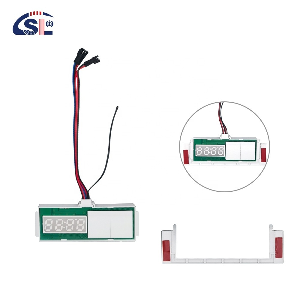 Slim DC12V 5A 60W Inductive Switches LED Light Defogger with Time & Temperature Display Touch Sensor Stepless Dimmer Switch