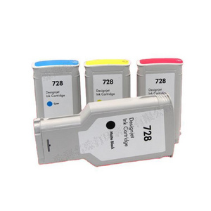 China factory manufacturer compatible with for HP HP728 ink cartridges DesignJet T730 T830 printer plotter wide ink cartridges