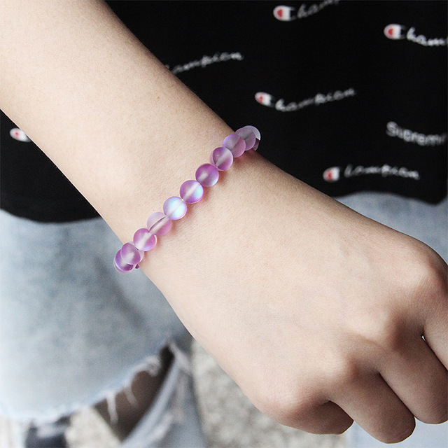 SC Wholesale 8mm Natural Stone Beads Bracelet Men Protection Rose Quartz Amethyst Tiger Eyes Lucky Natural Stone Bracelets Women