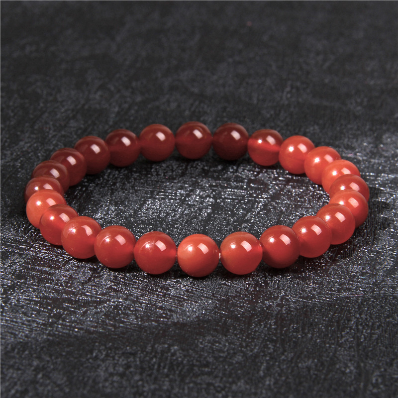 SC Wholesale 8mm Natural Stone Beads Bracelet Men Protection Rose Quartz Amethyst Tiger Eyes Lucky Natural Stone Bracelets Women