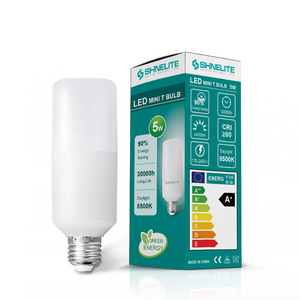 LED bright mini T Shape E27 B22 9W High Quality Led Bulb Raw Material LED Lighting MINI T Bulb