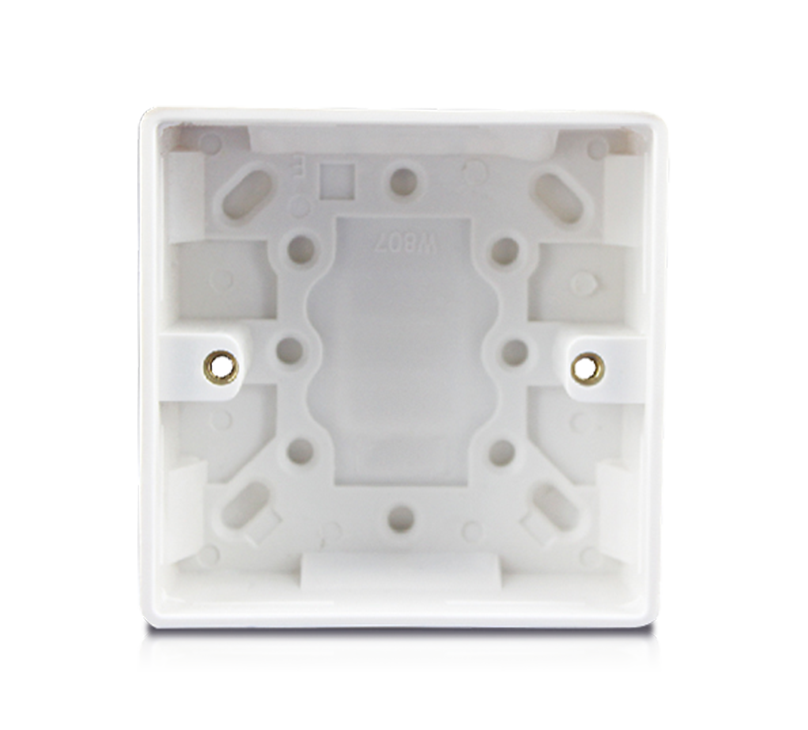 High quality electrical accessories white bakelite british standard wall switch box