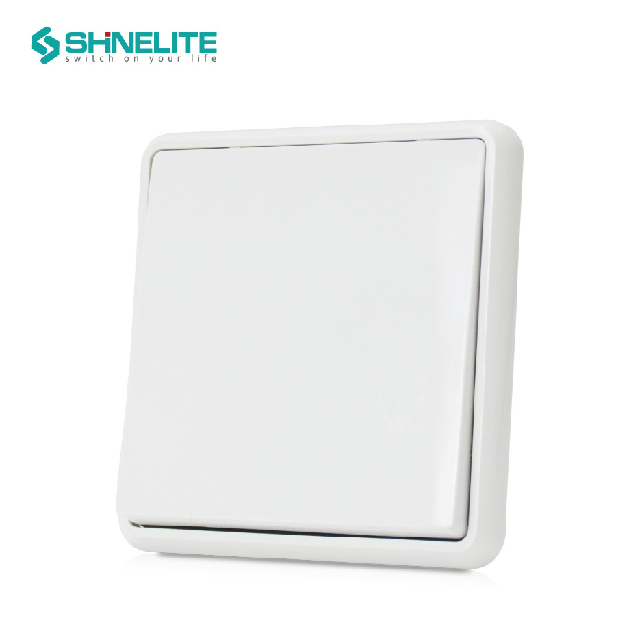 SHINELITE 2024 new design High Quality 15 years guarantee Modular switch socket 10A 16A Wall Light Switch Electrical Switch