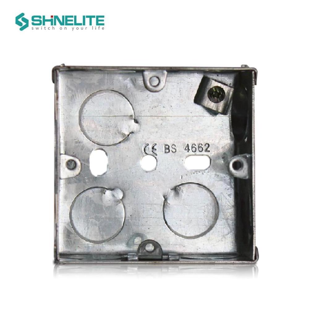 High quality electrical accessories white bakelite british standard wall switch box