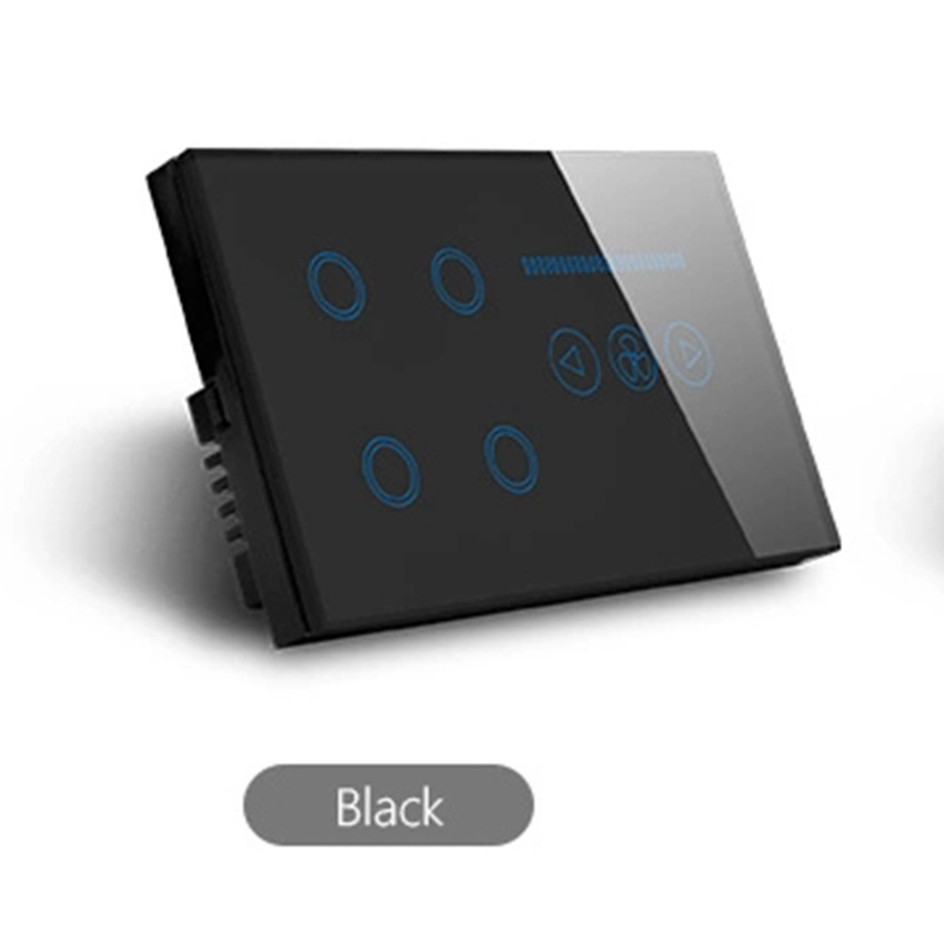 UK standard 4 gang wifi smart switch and dimmer switch for Home Automation Control System