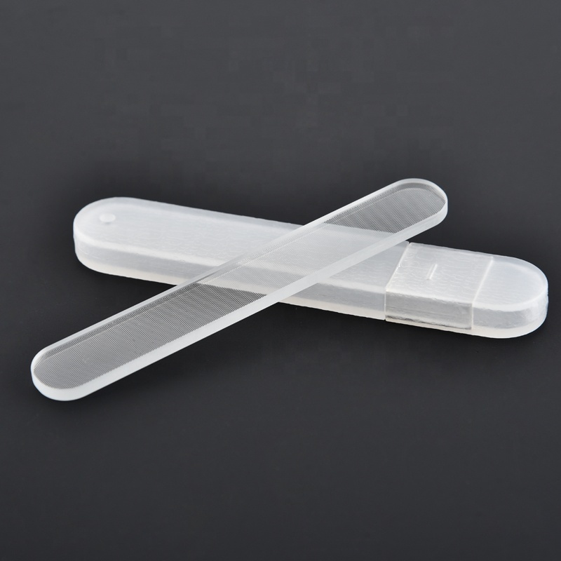 Low MOQ wholesale amazing new nanotechnology personalized Crystal Glass Nail Shiner Polishing File For Natural Nails