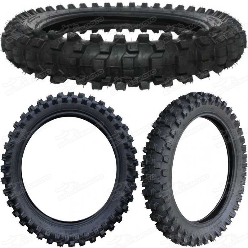 Motocross Dirt Pit Off Road Bike Tire Tyre 90/100-16 16 Inch Guangli Knobby Rear 3.00/3.50-16 For 1.85-16 Wheel Rim