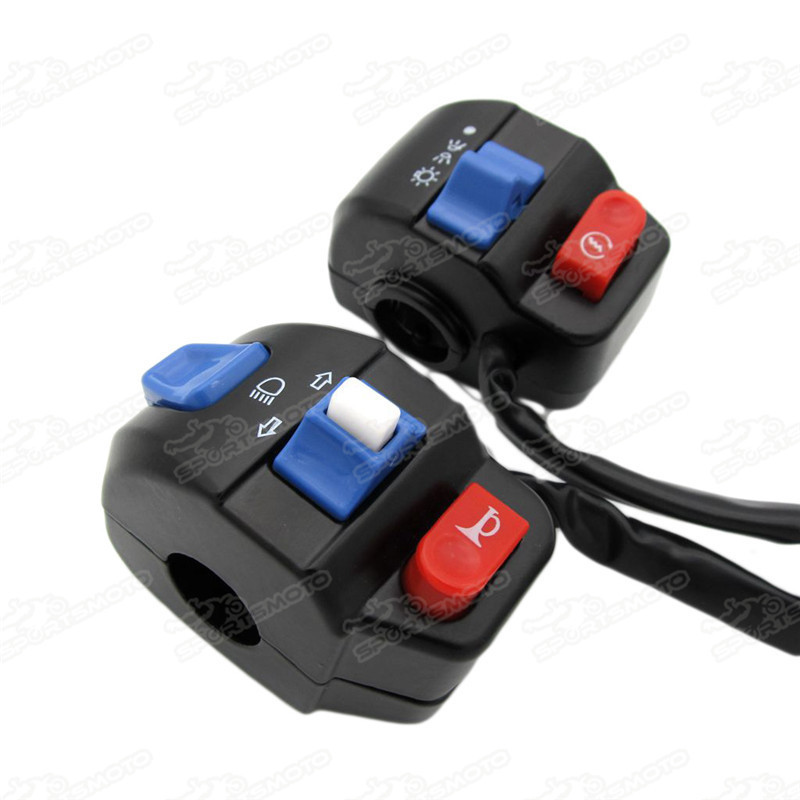 Left & Right Handle Bar Switch Control GY6 50cc 125cc 150cc Moped Scooter