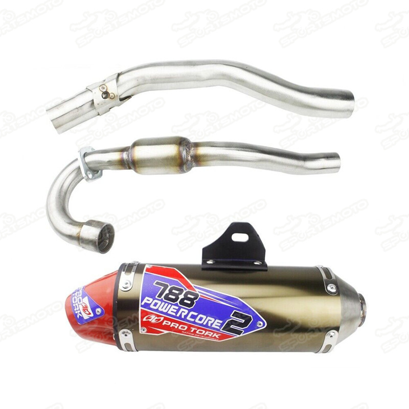 Motorcycle  Exhaust Muffler System For CRF150F CRF230F 2003-2016