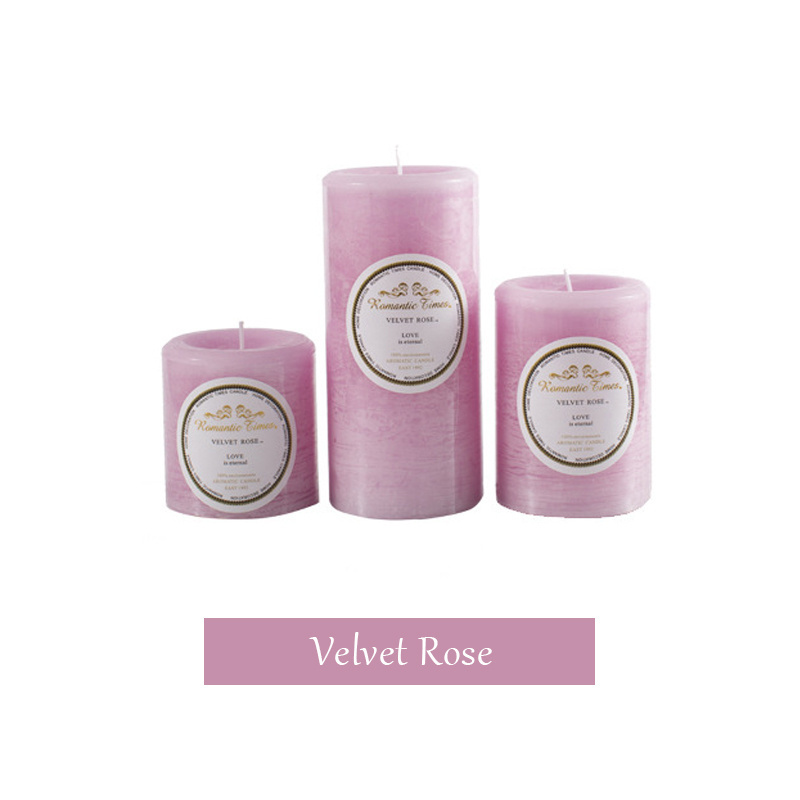 Hot Selling custom wholesale romantic candle Cylinder Aromatherapy Luxury Scented Candles For Home Decoration Candles