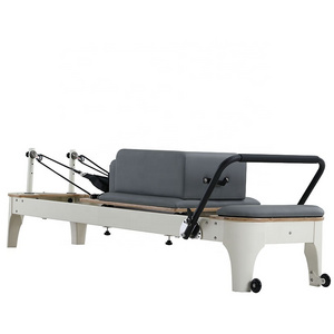 QueenLife New design pilates studio Home White Wood gym reformer pilates machine for sale