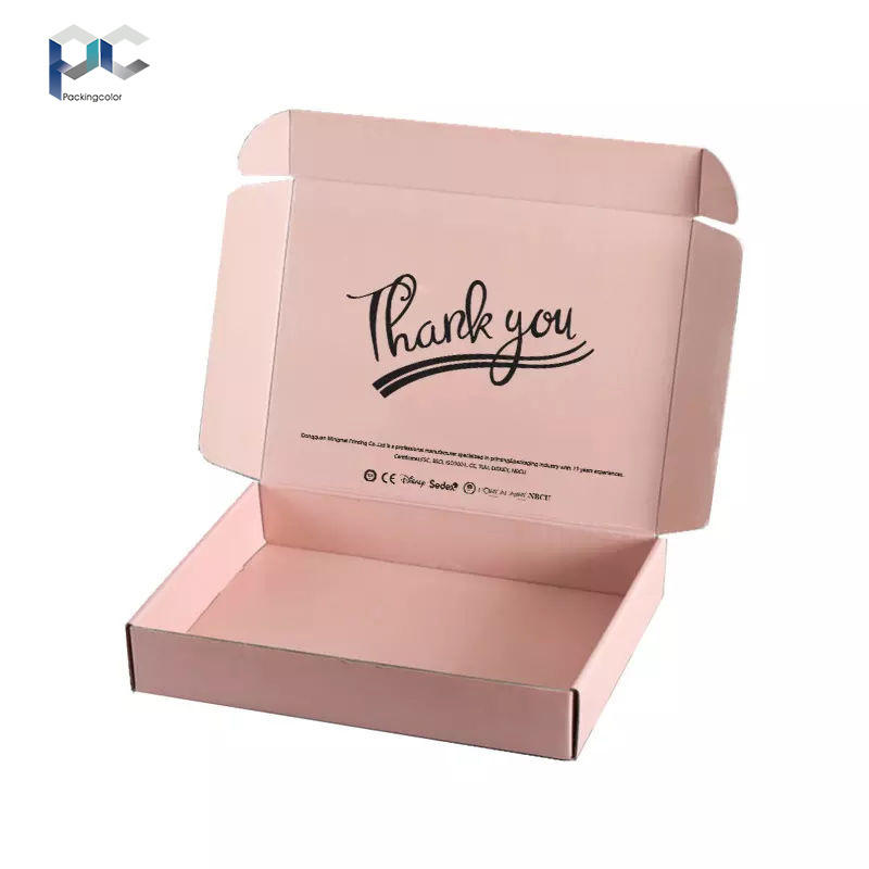 Wholesales mailerboxes Pink shipping box Gift Box Mailer packing boxes for small business