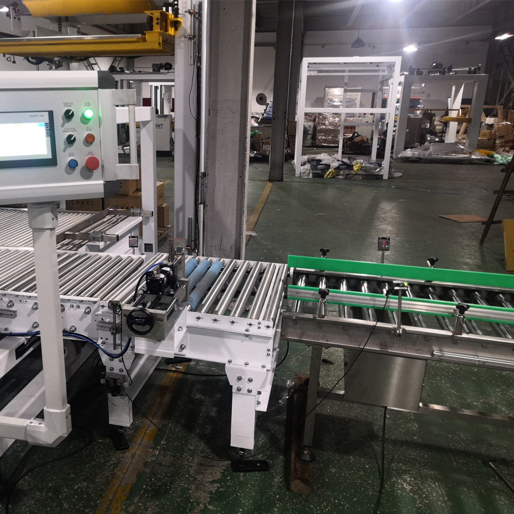 End Packaging Line Canned Soybean Oil Salad Oil Pallet Gravity Roller Conveyor