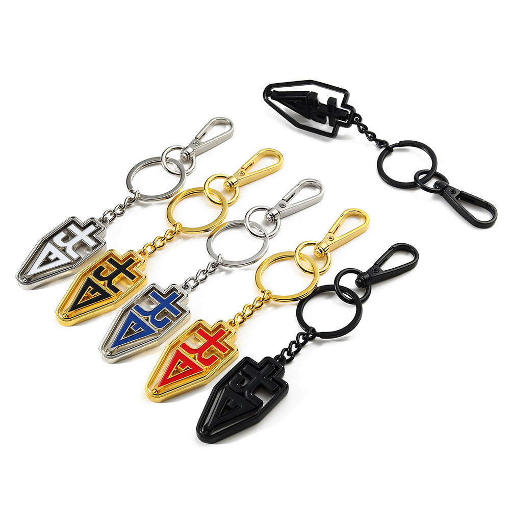 Manufacturer Custom Key Chain Logo Spinning Keychain Car Llaver Metal Zinc Alloy 360 Degree Rotating Enamel Keychain Spinner