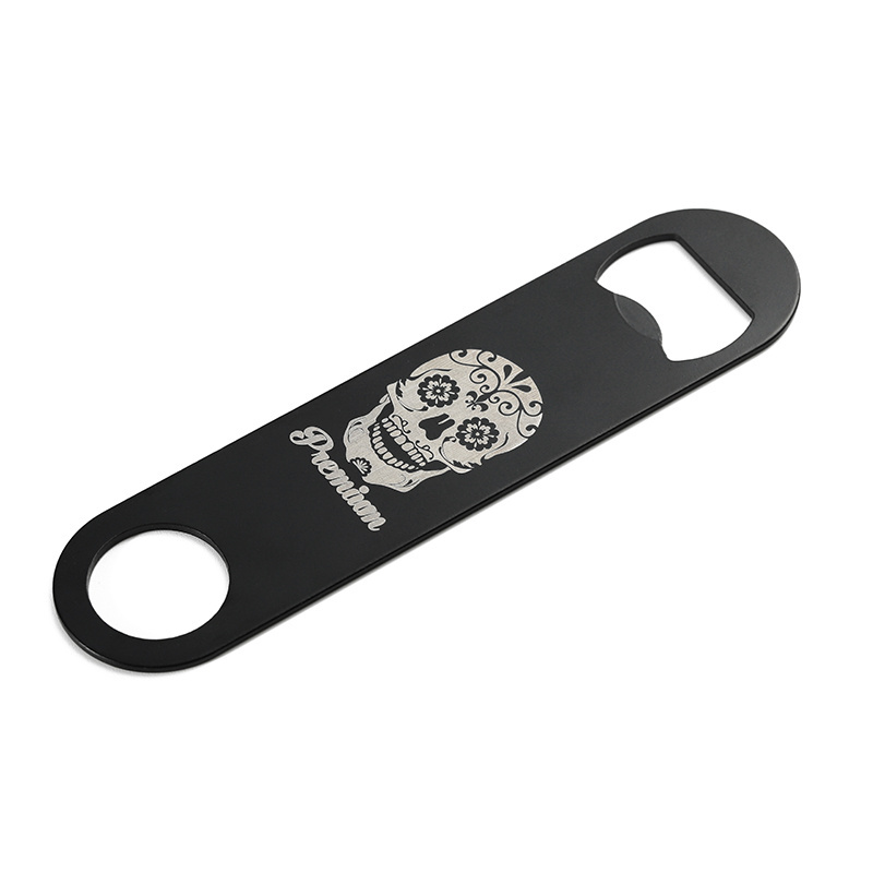 Personalized Bottle Opener Reversible Printed Flat Stainless Steels Openers Blank Bar Blade Speed Metal Beer Bottle Opener