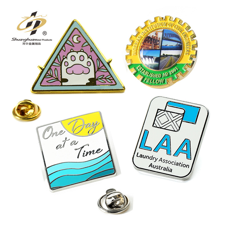 Cheap Metal Badge Manufacture Gold Plated Soft Hard Enamel Pin Cartoon Cute Metal Pins Mini Lapel Pin Custom Logo