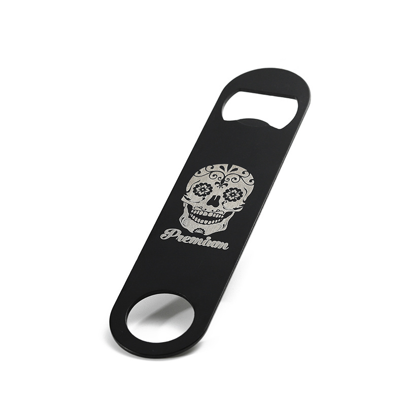 Personalized Bottle Opener Reversible Printed Flat Stainless Steels Openers Blank Bar Blade Speed Metal Beer Bottle Opener