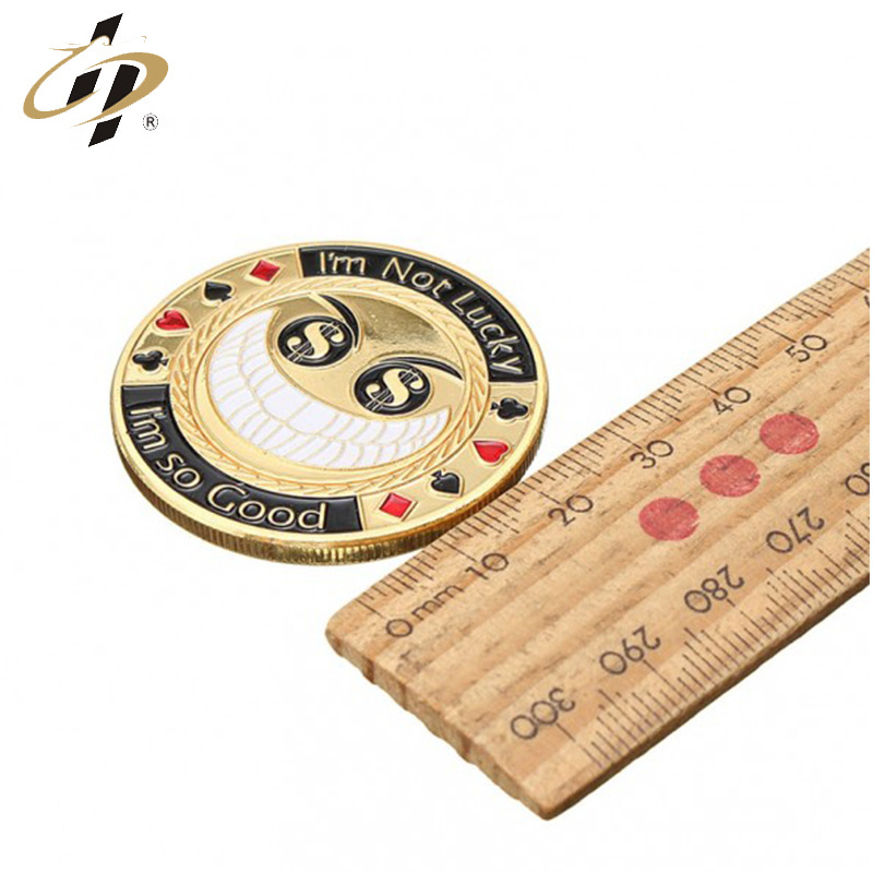 Unique design custom high quality metal casting souvenir poker chips