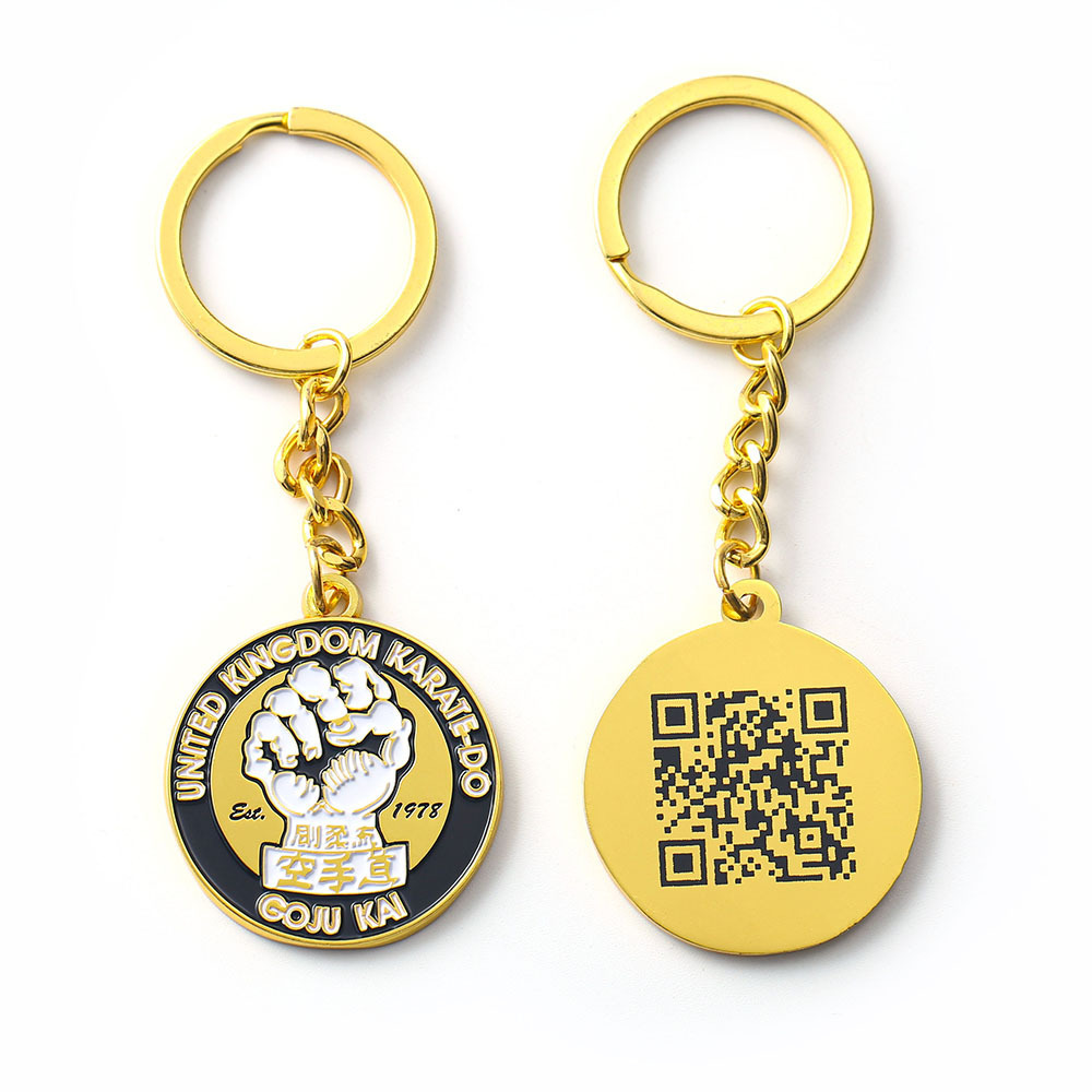 Fashion Cartoon Mini Car Keychain Cheap High Quality Enamel Metal Key Chain Custom Qr Code Soft Enamel 3d Metal Keychain