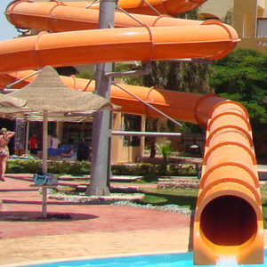 Popular Fiberglass Spiral Water Slides Swimming Pool Slide For Sale