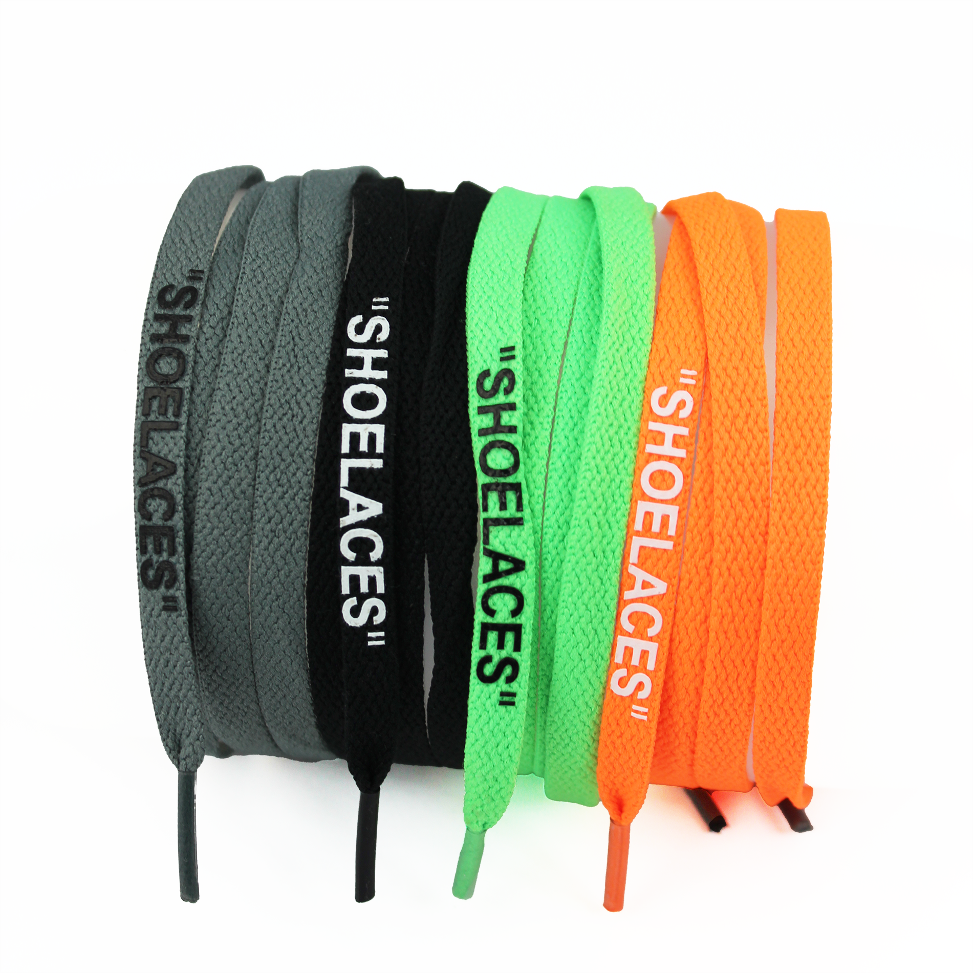 Printed Logo Colored Shoelaces For Sneakers Skate Shoes Sport Shoes Boots Shoestrings