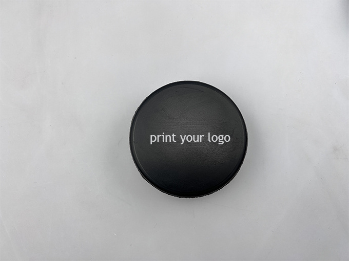 Factory Bulk Sale Good price Blank Black Accept Custom Logo Printed Double Sides Ice Puck Hockey