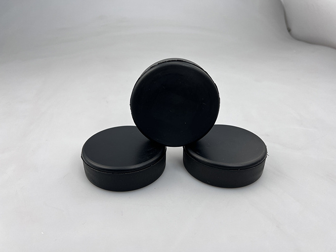 Factory Bulk Sale Good price Blank Black Accept Custom Logo Printed Double Sides Ice Puck Hockey