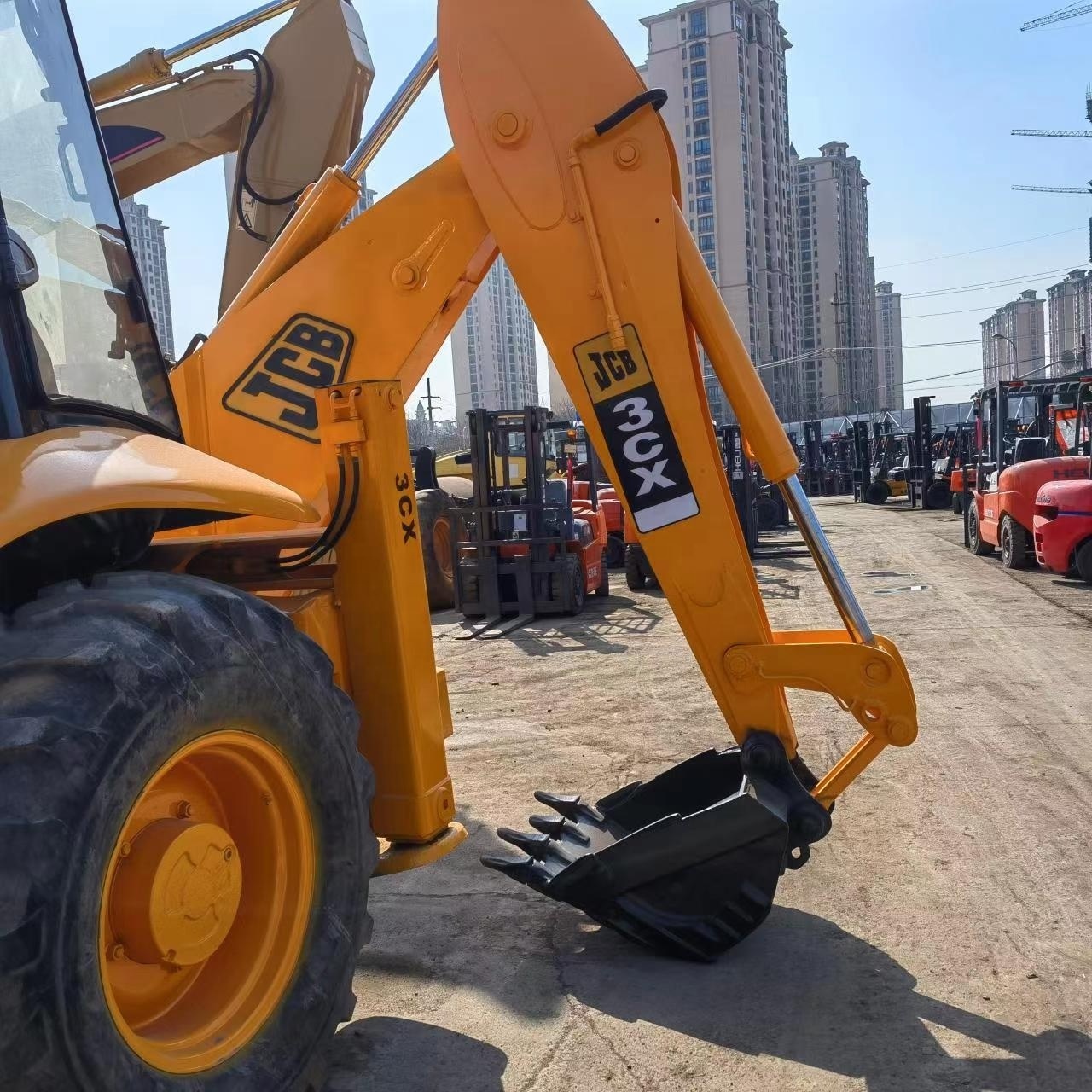 Low price 4x4 mini used backhoe excavator loader for sale jcb 3cx