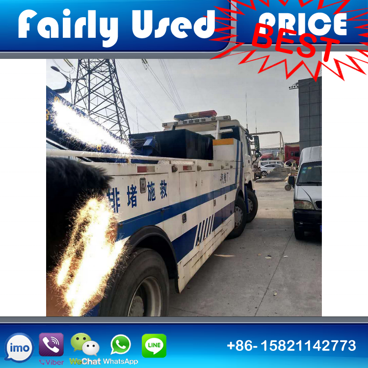 Used HOWO 40 ton under lift heavy duty rotator wrecker tow truck for sale