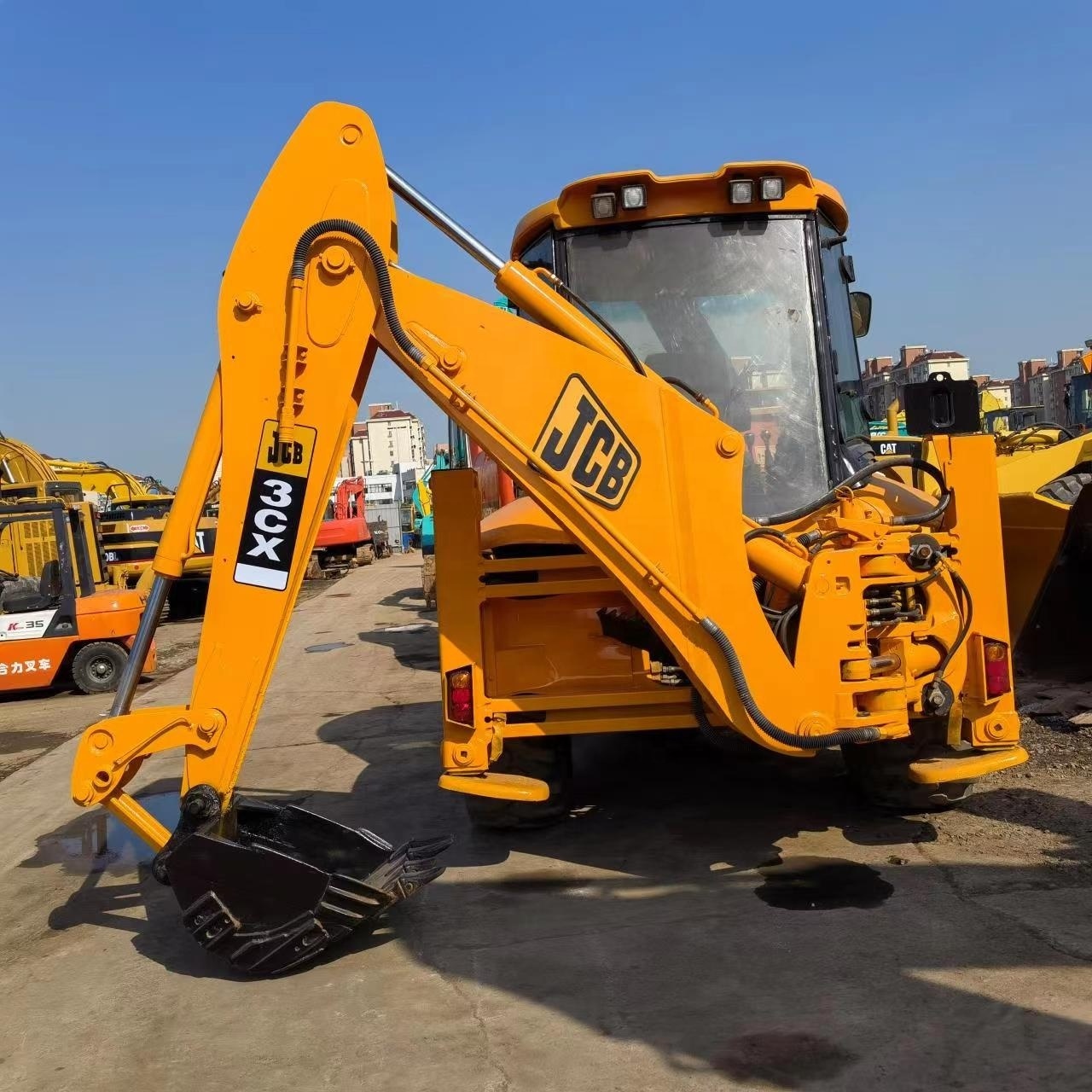 Low price 4x4 mini used backhoe excavator loader for sale jcb 3cx