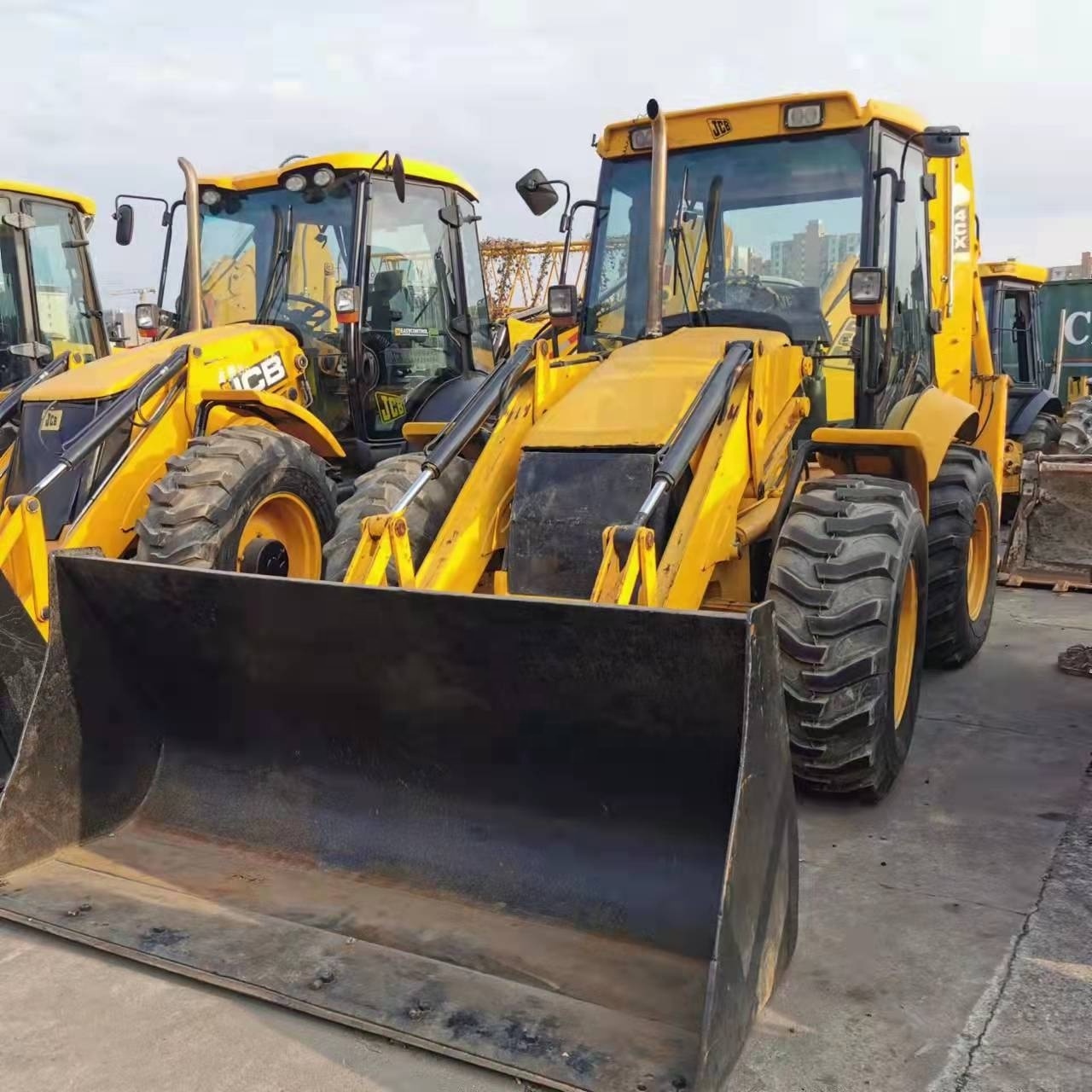 Towable Backhoe Earth-moving Machinery Japan Used Backhoe Loader In Stock JCB 4CX