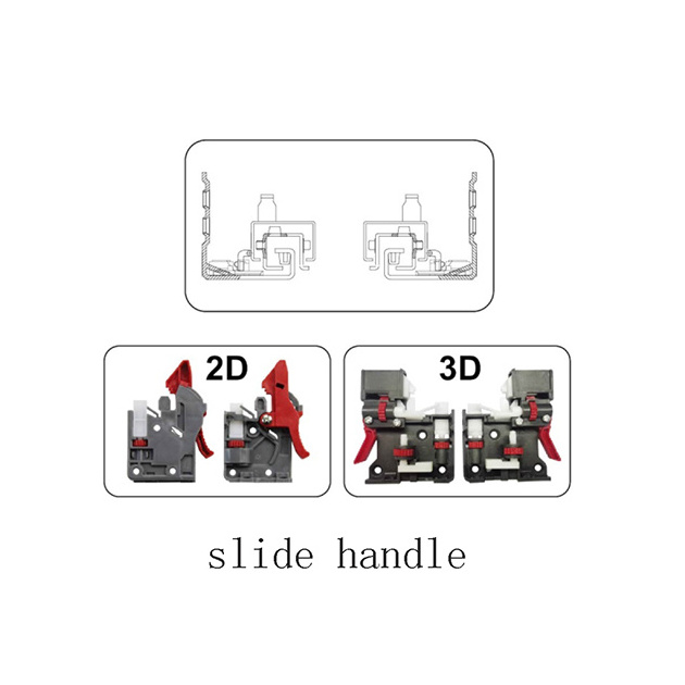 CSSH804 American style soft closing drawer slide