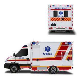 2024 Monitoring ICU Ambulance Vehicle for hospital Transport NAVECO Ousheng Box Ambulance Car for exporting